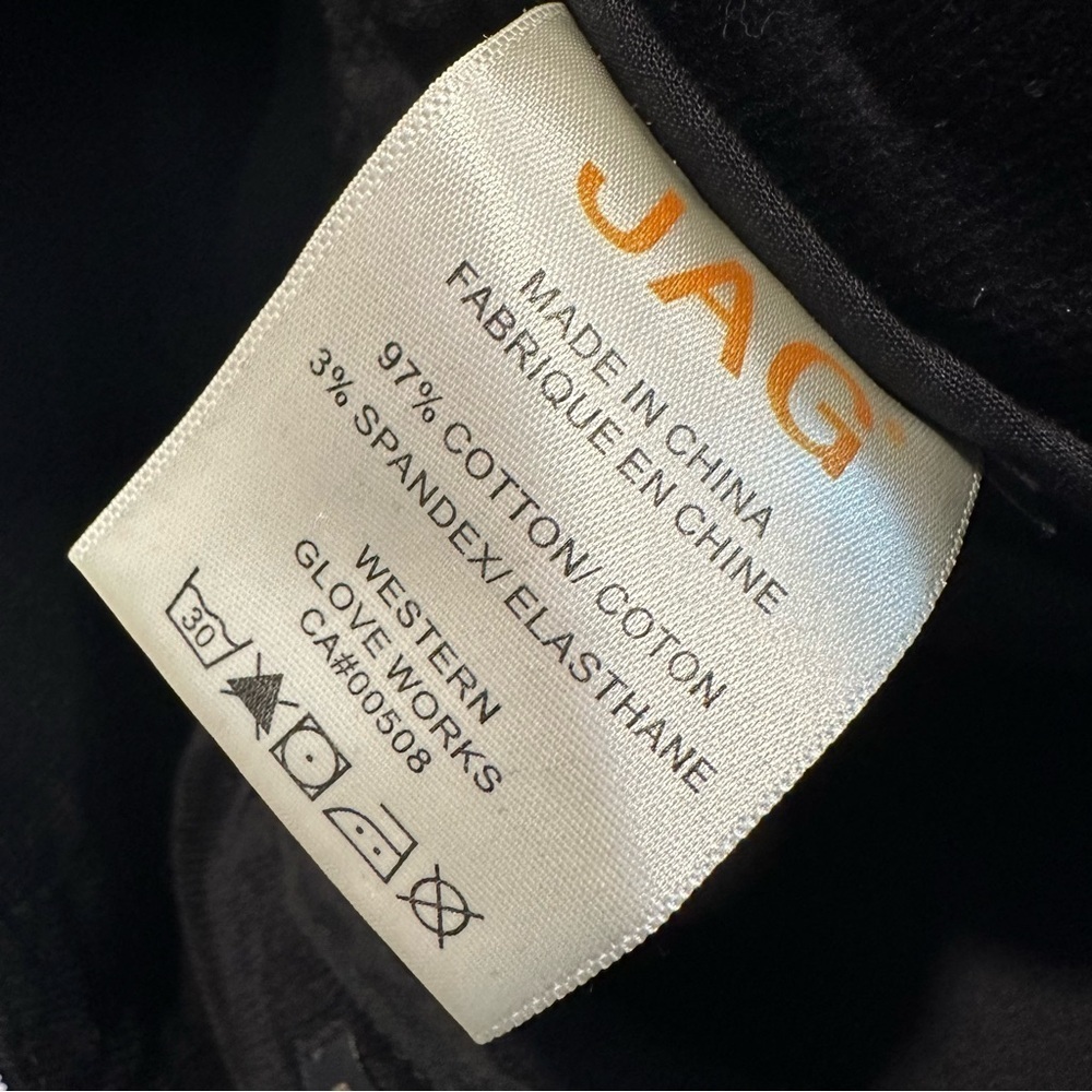 Jag Jeans Black Pants Women's Size 4P High Rise Straight Leg Trousers [B35#73] - Picture 7 of 14
